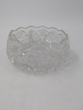 Cut Lead Crystal Tapered Bowl with Vertical Panel and Wide Bevel Cuts — listing 2