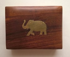 Figural Cast Metal Elephant Trinket/Soap Dish with Raised Trunk Heavy and dense