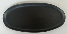 Magnolia (Hearth & Hand / Magnolia Home) White Stoneware Oval Serving Platter in Woven Rattan Basket Holder — listing 6