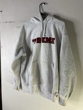 Supreme Arc Logo Hooded Sweatshirt, Navy, Size M — listing 4
