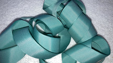 Vintage LANDSCO Grosgrain Ribbon Roll, No. 40, 10 Yards, Dark Teal/Navy — listing 6