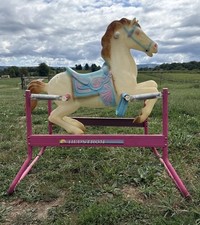 Vintage Spring Rocking Horse (Bouncy Rider) on Metal Frame — listing 3