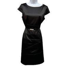 ALYX Limited Black & White Polka Dot Belted Dress, Size 16 — listing 4