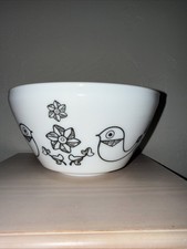 Vintage Charm 'Rise N' Shine' Turquoise Butterprint 10-Cup Mixing Bowl (Pyrex-Inspired Reproduction) — listing 4