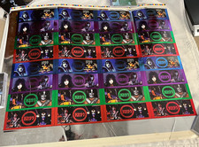 KISS Kisstory Trading Cards Uncut Sheet (Series One) - Front & Back Printer's Proof