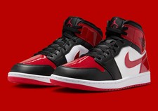 Air Jordan 1 Mid "Gym Red Patent Leather" Sneaker — listing 2