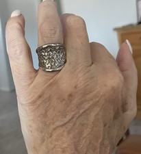 Sterling Silver Marquise-Cut CZ Bypass Ring — listing 5