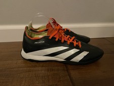 adidas Predator Turf Soccer Cleats - Black/White/Solar Red