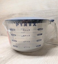 Pyrex 8-Cup / 2-Quart Glass Measuring Batter Bowl with Red Vented Lid — listing 2
