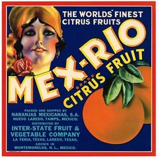 Vintage Rolf Armstrong 'Truly Delightful Double-Orange' Soda/Fruit Crate Advertising Label — listing 3
