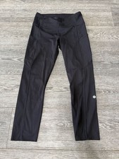 Lululemon Cropped Athletic Leggings in Gray Textured Print — listing 5