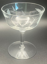 Mixed Lot of Vintage Clear Glass Stemware and Tumblers — listing 6