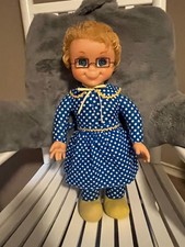 Vintage Mattel Miss Beasley Talking Doll (Non-Working, Blue Polka Dot Outfit) — listing 6