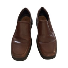 ECCO Men's Brown Leather Slip-On Loafers, EUR Size 48 — listing 4