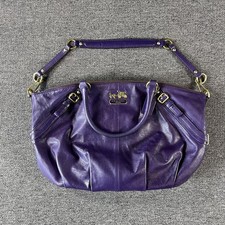 Coach Madison Gathered Leather Sophia Satchel in Grey — listing 3