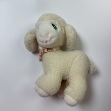Vintage Applause Precious Moments Soft Cloth Doll with Bonnet and Eyelet Dress — listing 5