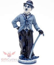 Charlie Chaplin "The Tramp" Figural Statue with Cane, 43cm Tall — listing 5