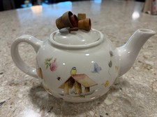 Marjolein Bastin Nature's Journey Ceramic Teapot with Songbirds & Blossoms — listing 4