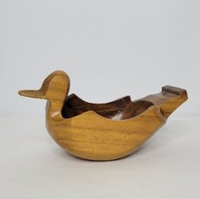Vintage Rectangular Rocking/Cradle Bowl with Carved Relief Borders and Central Roundel — listing 2