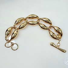 Set of 3 Gold-Tone Adjustable Open Chunky Dome Rings — listing 2