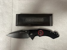 Wartech Fire Department Spring-Assisted Folding Rescue Knife with Glass Breaker and Seatbelt Cutter — listing 3