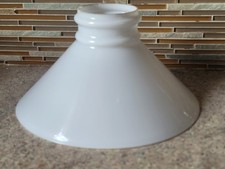 Antique Double Student Oil Lamp with Milk Glass Shade, Brass Font — listing 4