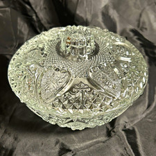 Vintage Ceramic Covered Vegetable Dish with Gold Fleur-de-Lis Border and Tab Handles — listing 3