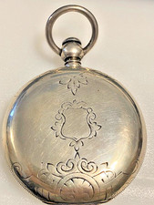 Antique Waltham Hunter Case Pocket Watch, Gold-Filled, Enamel Dial — listing 5