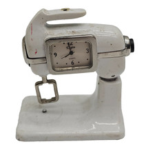 Vintage Novelty Miniature Stand Mixer Figural Desk Clock — listing 5