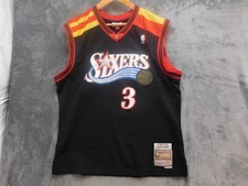 Mitchell & Ness Allen Iverson Philadelphia 76ers 2000-01 Hardwood Classics Swingman Jersey #3 Black — listing 4