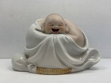 Chinese Porcelain Laughing Buddha (Budai) with Five Children Figurine — listing 3