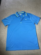 Puma Men's Heathered Grey Short-Sleeve Golf Polo Shirt — listing 5
