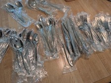 Pair of Vintage Ornate Floral Pattern Dinner Forks — listing 2