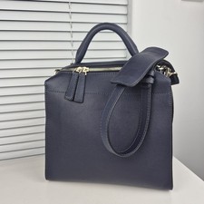 Millen Red Croc-Embossed Leather Tote Handbag