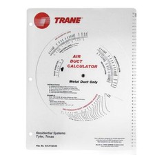 Trane Ductulator Air Duct Sizing Calculator (English and SI Metric Units) with Sleeve — listing 5