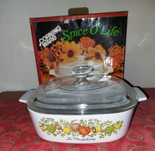 Corning Ware Spice of Life 3 Litre Casserole (A-3-B) with Pyrex Lid
