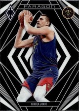 Panini Phoenix Nikola Jokic Blue Cracked Ice Prizm Basketball Card, listing 2