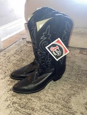 Justin Boots Men's Western Cowboy Boots, Style TX7002, Two-Tone Tan & Brown Leather, Size 10.5 D — listing 6