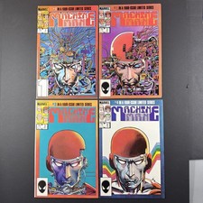 Comic Book Lot - Marvel Machine Man (1984 limited series), Ren & Stimpy Show, and Return of the Jedi (6 issues, bagged) Complete set #1-4 — listing 5