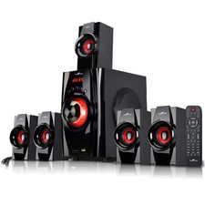 beFree Sound BFS-410 5.1 Channel Surround Sound Bluetooth Speaker System (Red) — listing 2