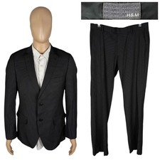 H&M Slim Fit Navy Blue Two-Piece Men's Suit — listing 4