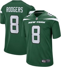 Nike NFL New York Jets Aaron Rodgers #8 Name & Number T-Shirt, Size L — listing 2
