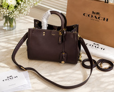 Coach 1941 Rogue 25 Pebbled Leather Satchel in Dusty Rose/Pink — listing 2