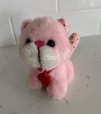 Vintage 1980s Strawberry Shortcake Custard the Cat Pink Plush by Kenner/American Greetings — listing 4