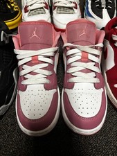 Air Jordan 1 Low Desert Berry Grade School Sneakers — listing 5