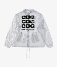 CDG Comme des Garçons Transparent PVC Coach Jacket, Size S