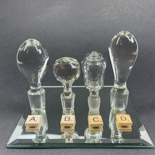 Cut Crystal Faceted Teardrop Bottle Stopper (Decanter Replacement Stopper) No - completely unmarked — listing 3