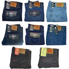 Vintage Levi's 501 Original Straight-Leg Denim Jeans, Size 34x30 — listing 4