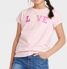 Cat & Jack Girls' Teal Long-Sleeve 'Girl Pack' Graphic Tee, Size L (10/12) — listing 4