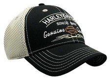 Harley-Davidson Museum Milwaukee WI Camo Mesh Trucker Snapback Hat — listing 3